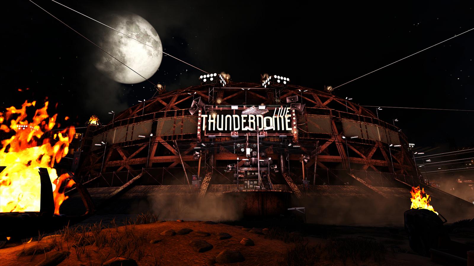 Thunderdome At Night - Thunderdome Sign , HD Wallpaper & Backgrounds