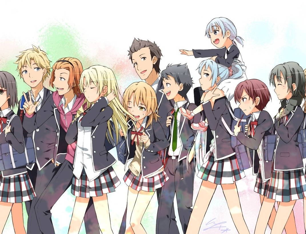 Anime Ani Wallpaper Yahari Ore No Seishun Light Novel