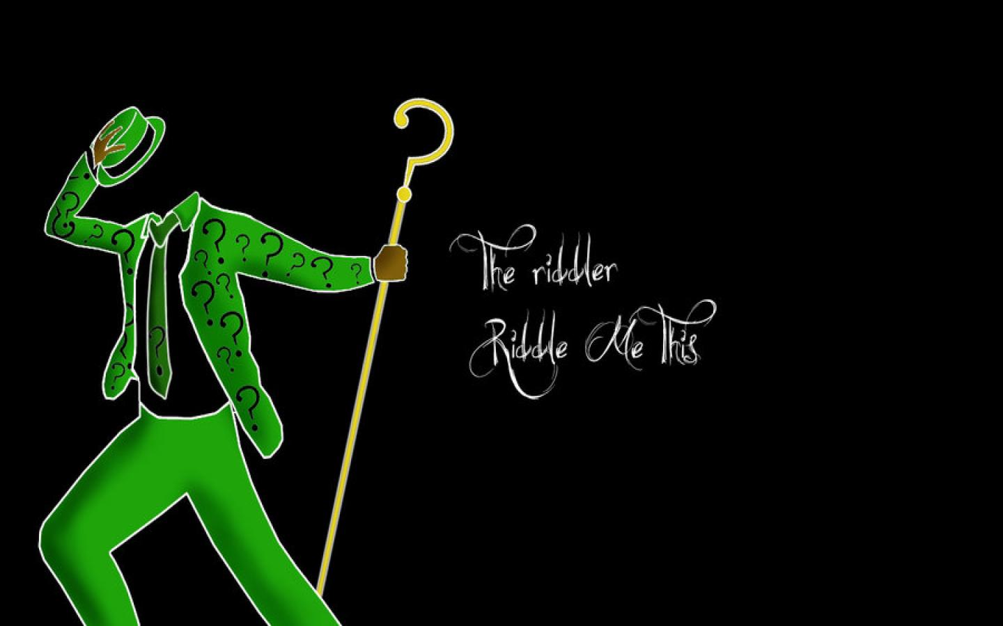 The Riddler Wallpaper Hd - Riddler Vector , HD Wallpaper & Backgrounds