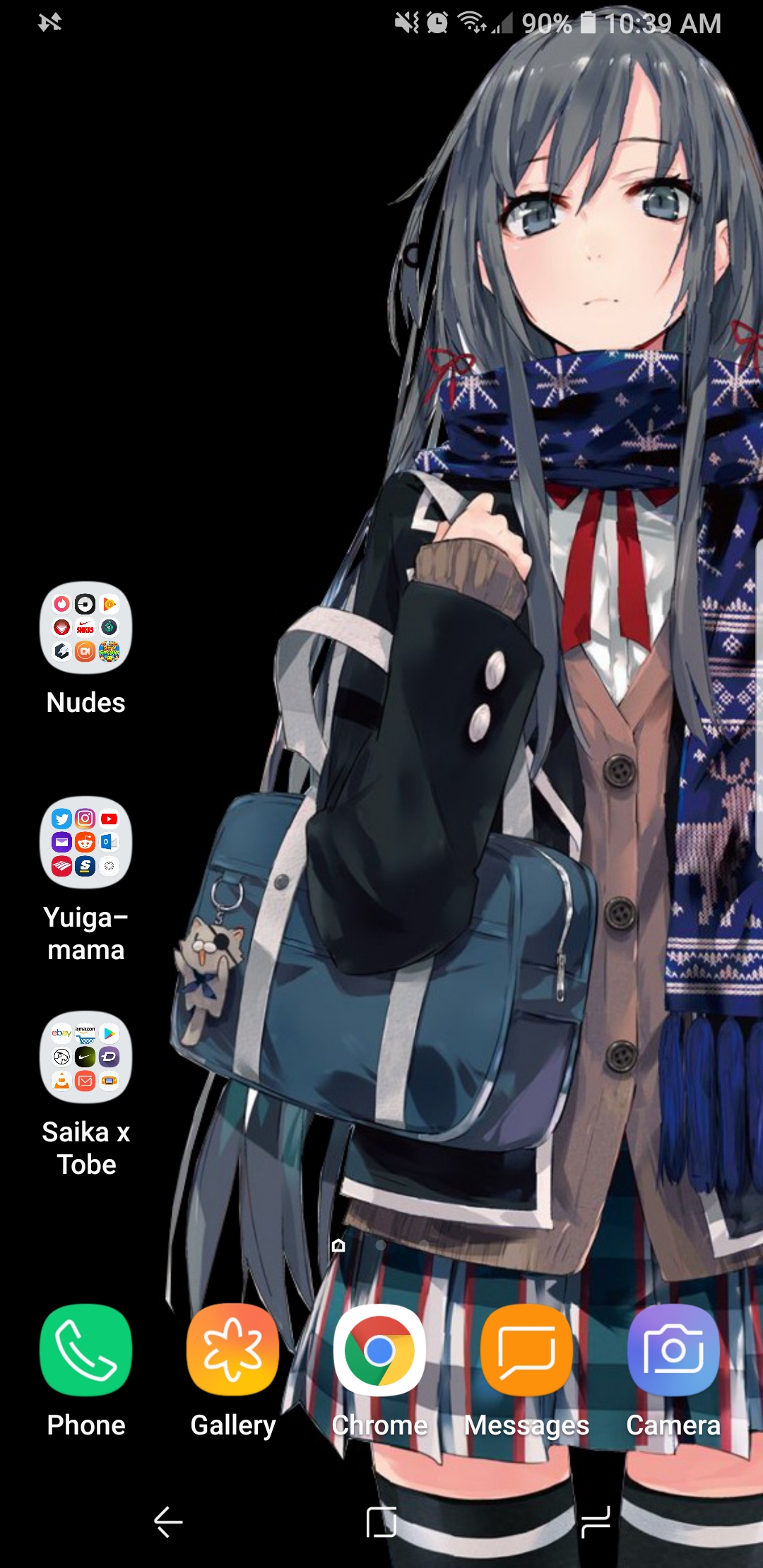 Shitpostcan't Let Others See My Phone Wallpaper - Oregairu Wallpaper Phone , HD Wallpaper & Backgrounds