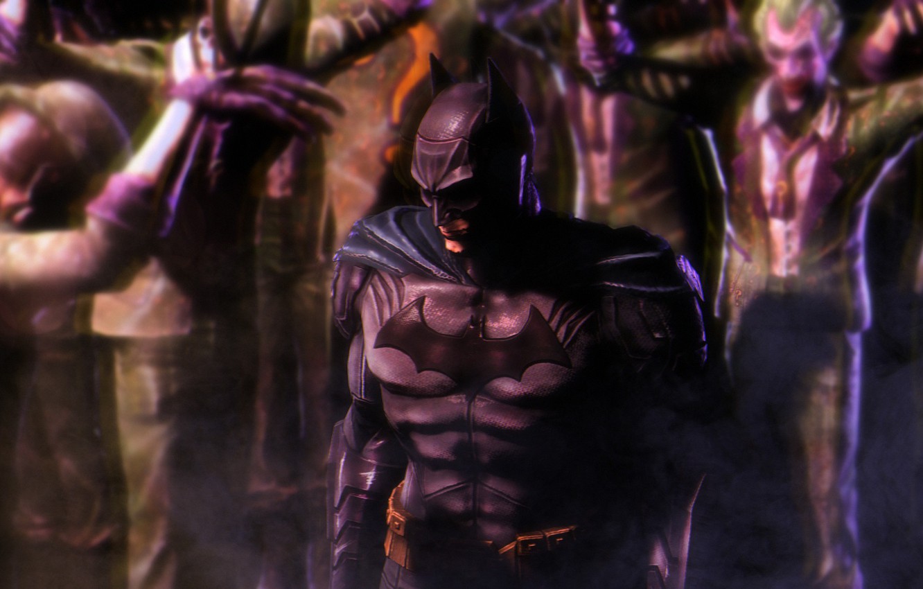 Photo Wallpaper Batman, Costume, Joker, Dc Comics, - Action Figure , HD Wallpaper & Backgrounds
