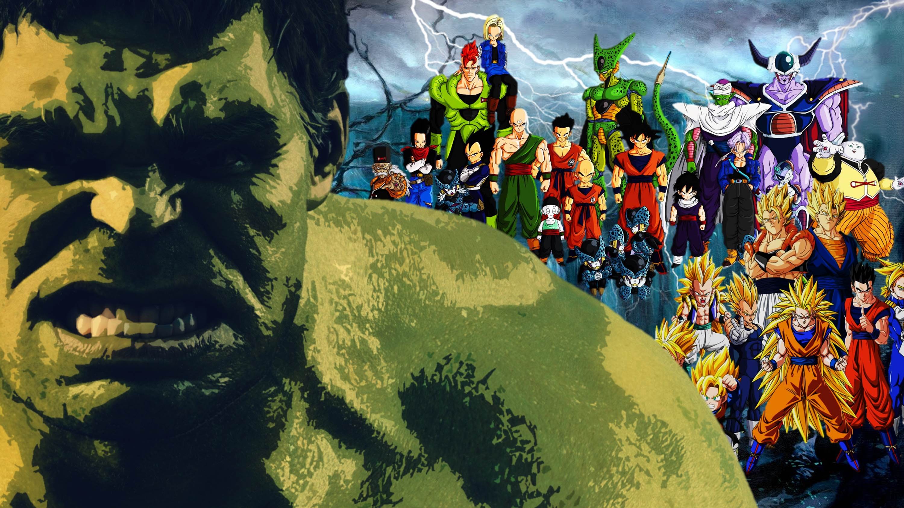 Hulk, The Incredible Hulk, Dragon Ball, Dragon Ball - Good Guy Hulk , HD Wallpaper & Backgrounds