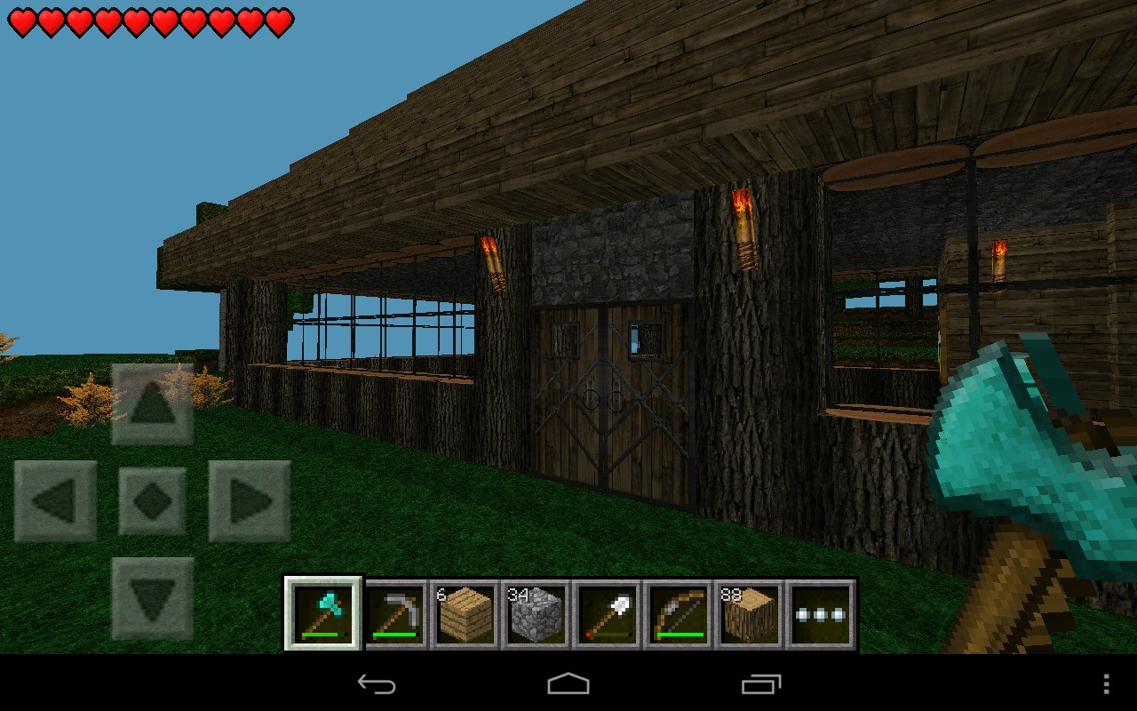 10 Amazing Minecraft Pe Creations Minecraft Pocket - Minecraft Pe House Ideas Survival , HD Wallpaper & Backgrounds