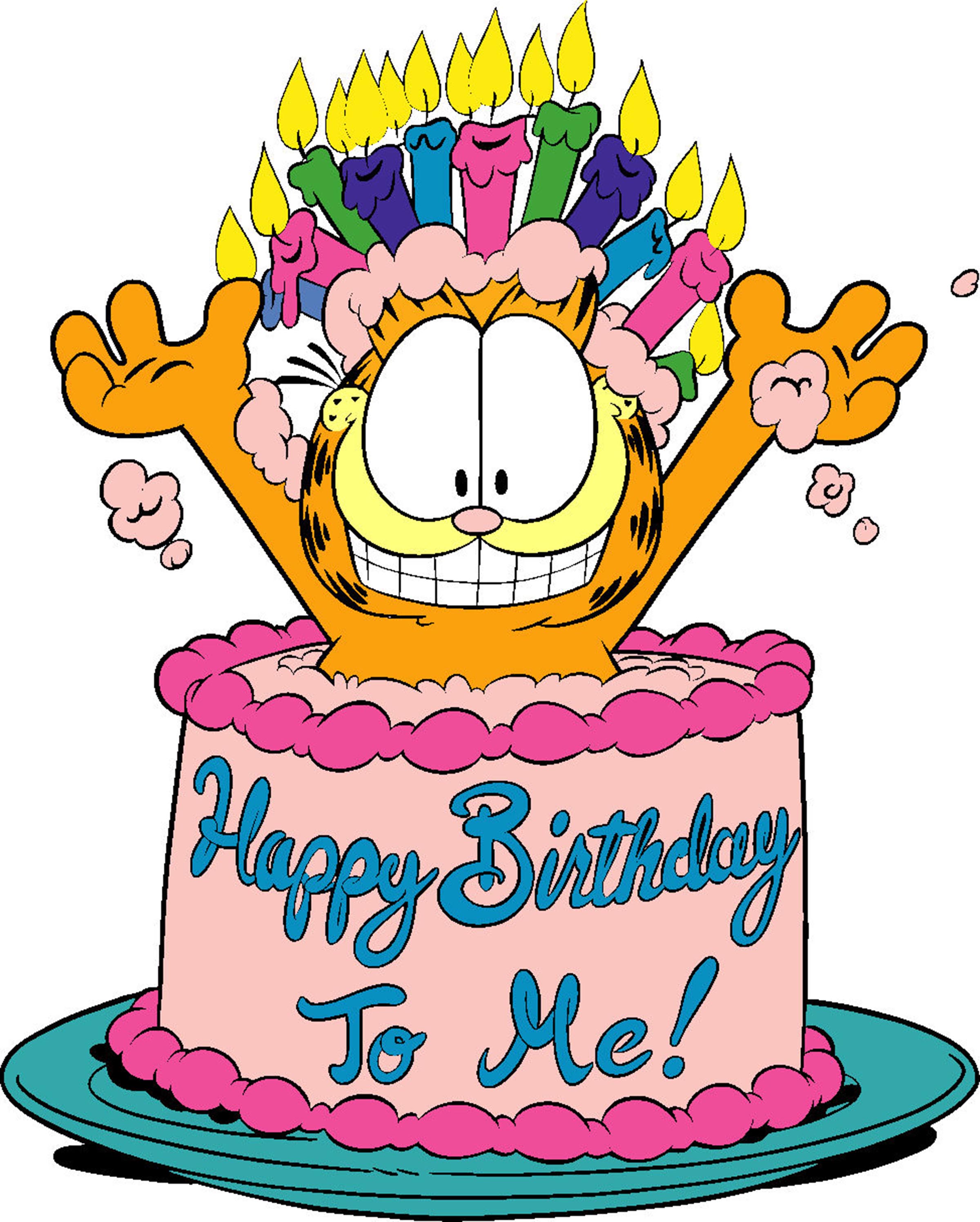 Garfield Happy Birtay Full Hd Wallpaper For Phone - Garfield Its My Birthday , HD Wallpaper & Backgrounds