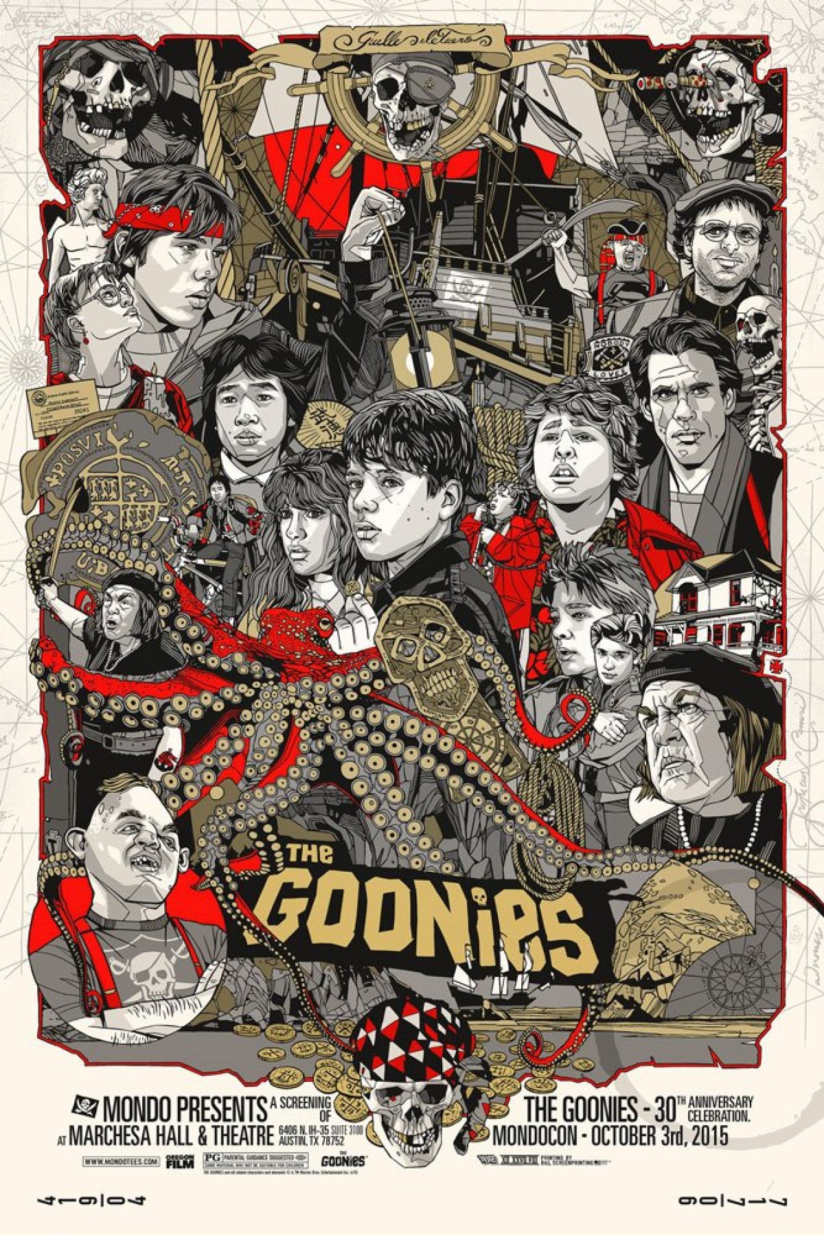 Goonies By Tyler Stout [1200x1799] - Tyler Stout Goonies , HD Wallpaper & Backgrounds