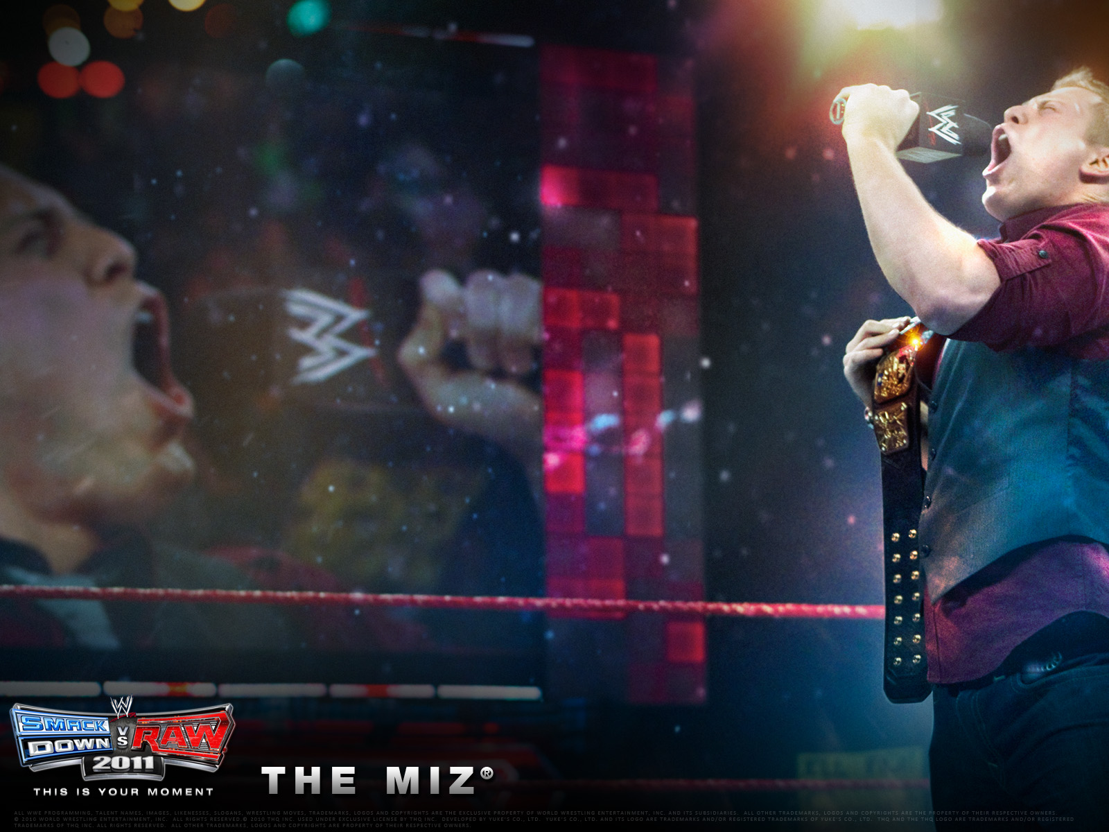 The Miz Wallpaper - Wwe Smackdown Vs Raw 2011 , HD Wallpaper & Backgrounds