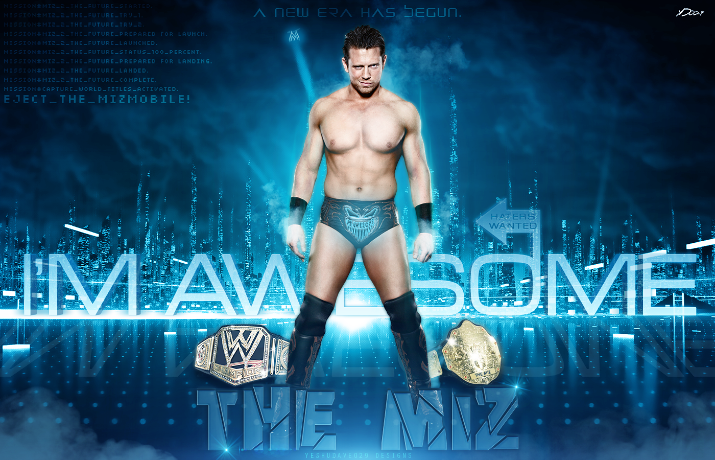 The Miz To The Future Wallpaper By Yeshudave029 On - Tron Legacy , HD Wallpaper & Backgrounds