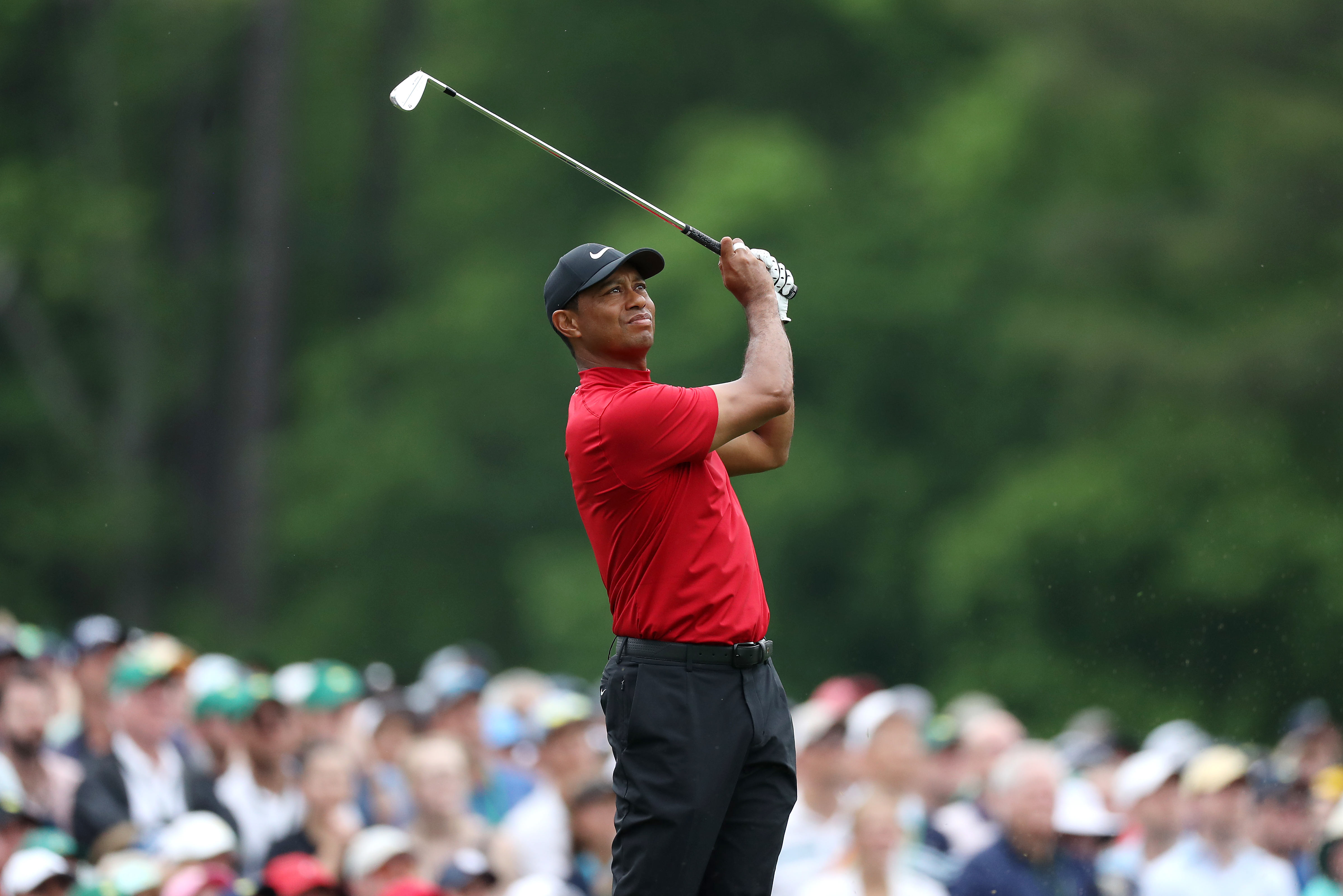 Wins The 2019 Masterstiger Woods At The Masterstiger - Tiger Woods Masters 2019 , HD Wallpaper & Backgrounds