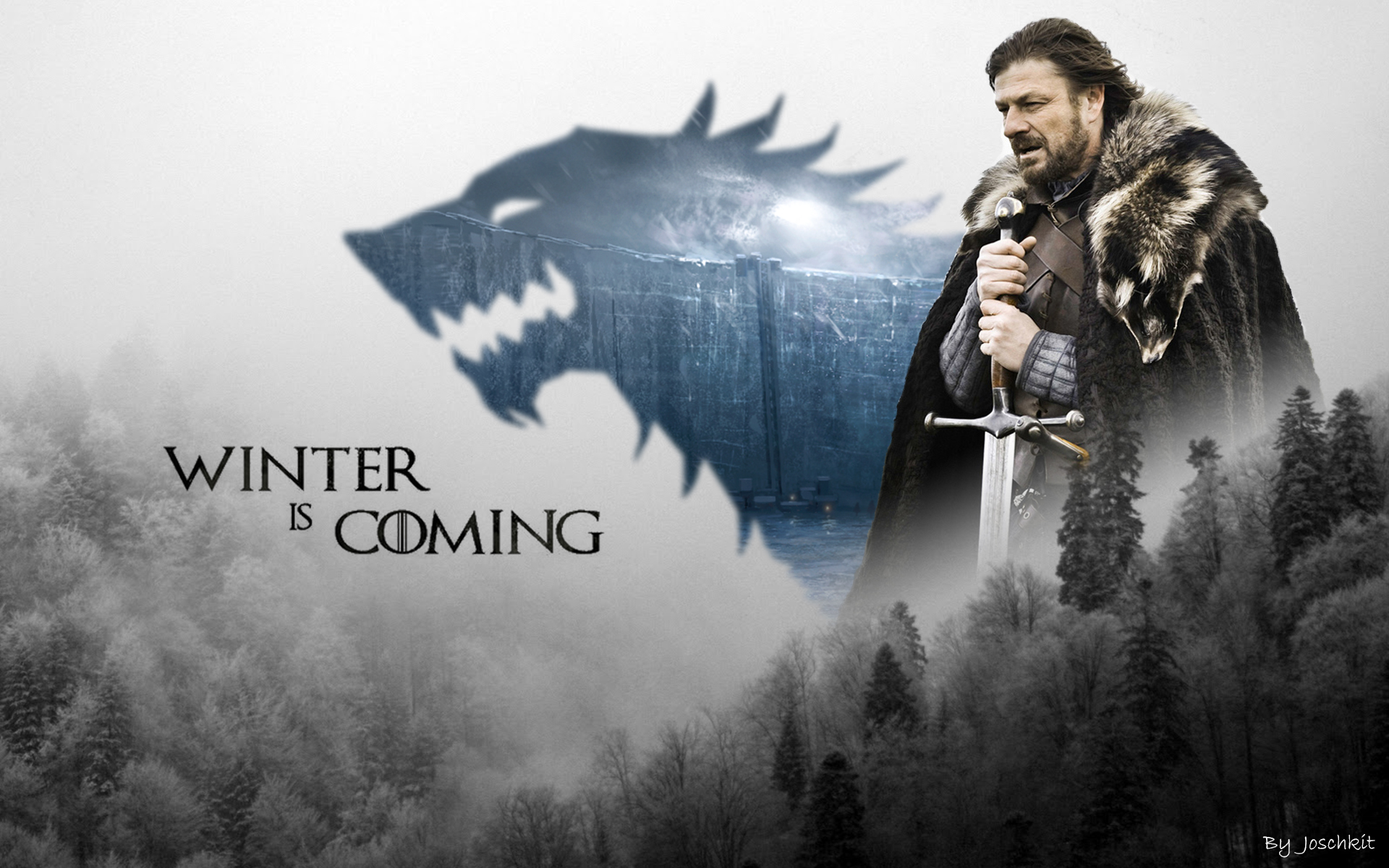 Game Of Thrones Stark Wallpapers Widescreen , HD Wallpaper & Backgrounds