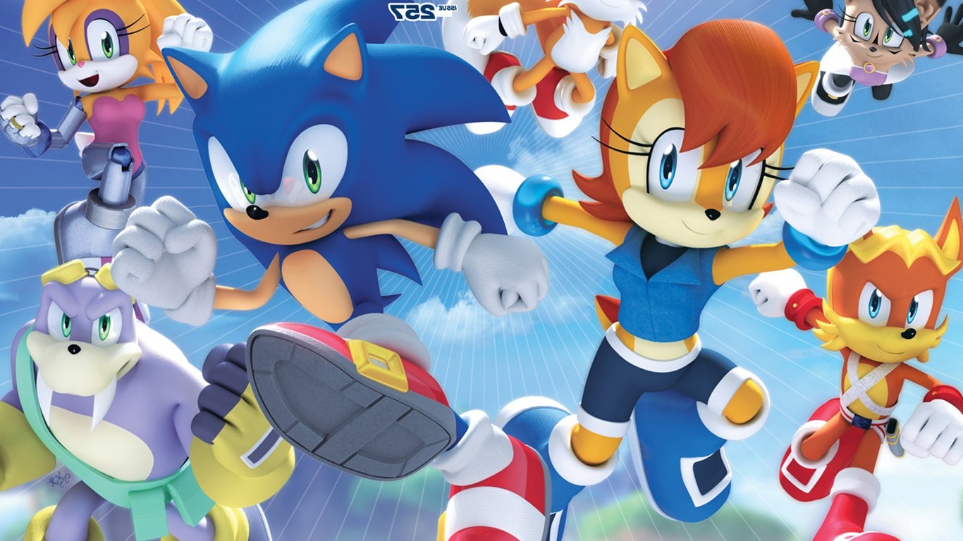 Sonic The Hedgehog, Video Games, Sega, Archie Comics, - Sonic Wallpaper Phone Art , HD Wallpaper & Backgrounds