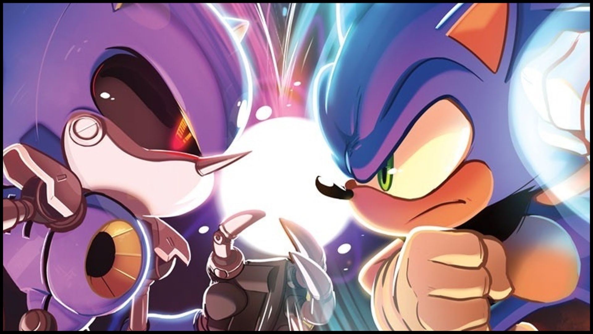 Archie Comic Wallpapers 720383 - Sonic And Metal Sonic , HD Wallpaper & Backgrounds