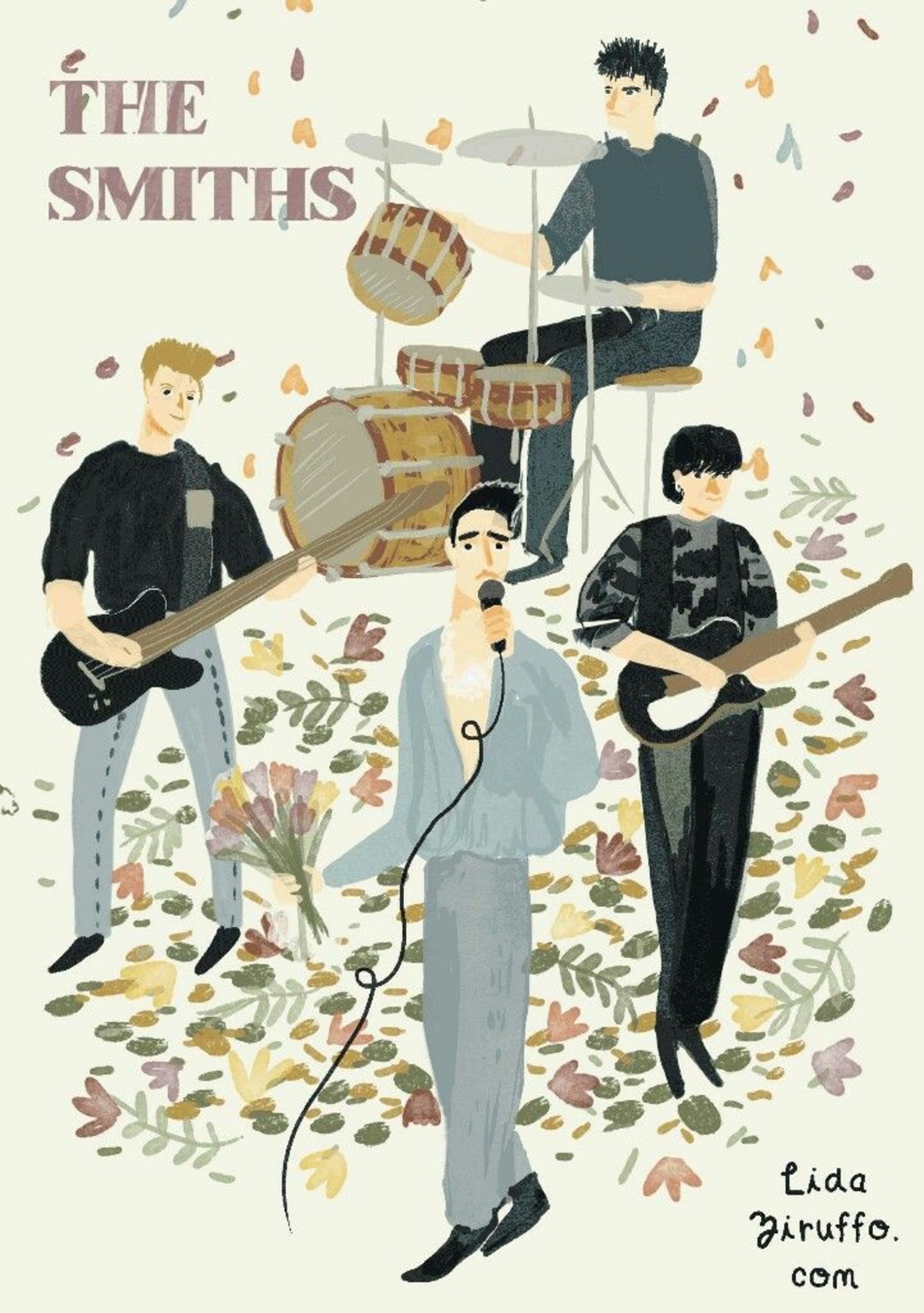 Mobiles Qhd - Smiths Illustration , HD Wallpaper & Backgrounds