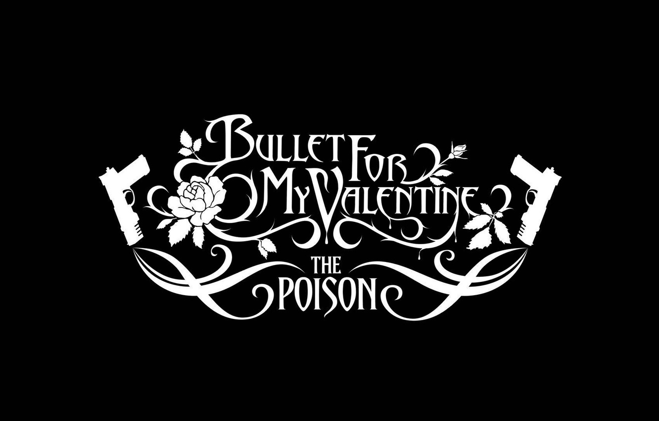 Photo Wallpaper Group, Album, Logo, Poison, Metalcore, - Bullet For My Valentine Logo Hd , HD Wallpaper & Backgrounds