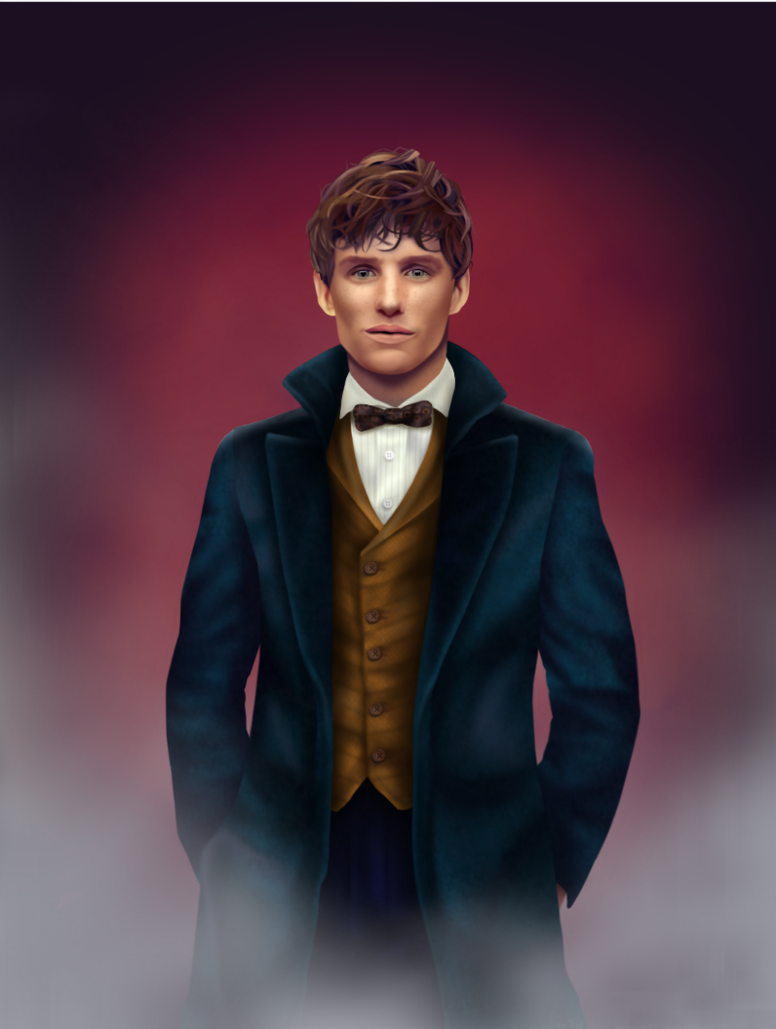 Fantastic Beasts And Where To Find Them Fond D'écran - Newt Scamander Fan Art , HD Wallpaper & Backgrounds
