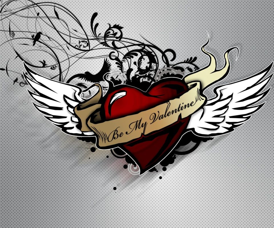 Be My Valentine Love Wallpaper For Samsung Galaxy Gb - Happy Valentines Day Harley Davidson , HD Wallpaper & Backgrounds