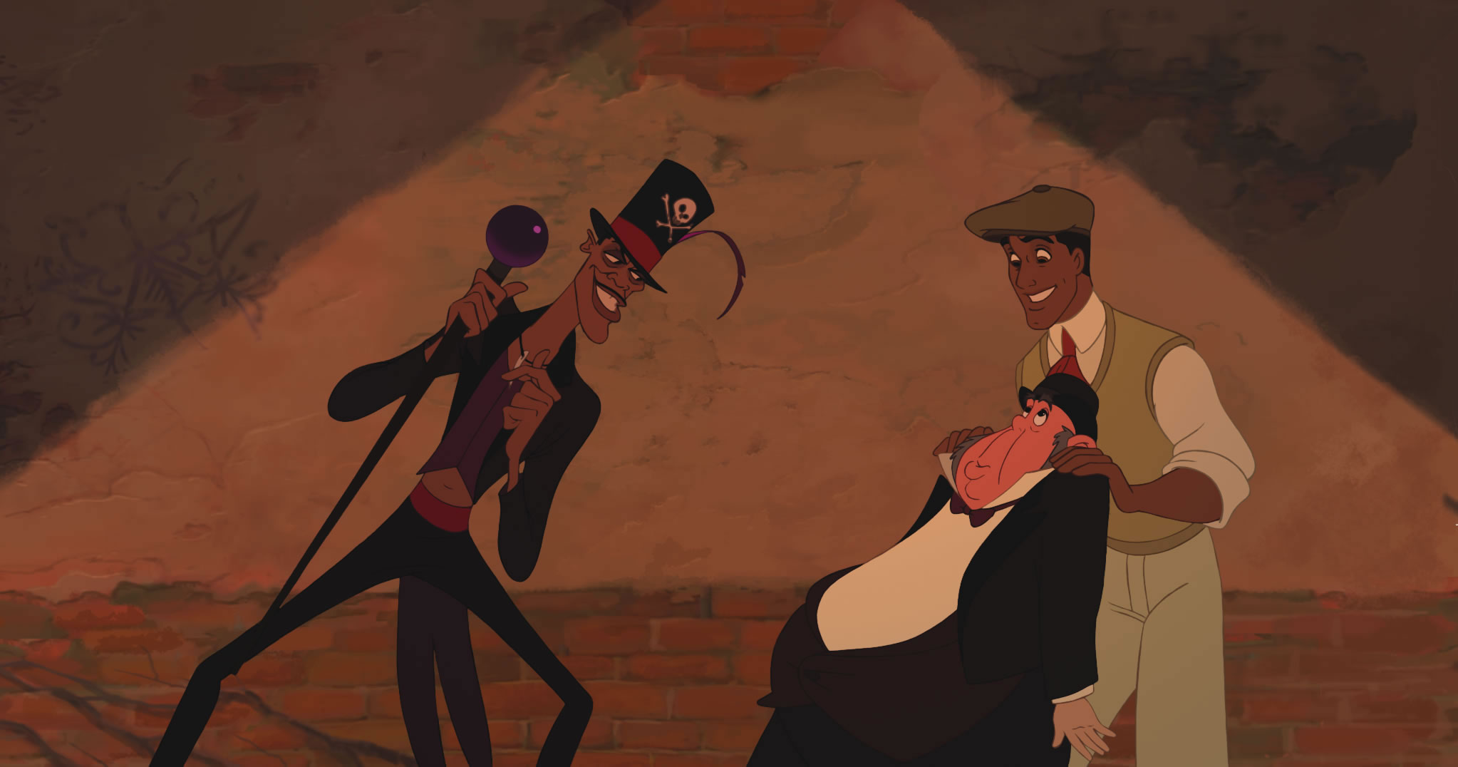 Facilier And Prince Naveen From Princess And The Frog - John Musker And Ron Clements Characters , HD Wallpaper & Backgrounds