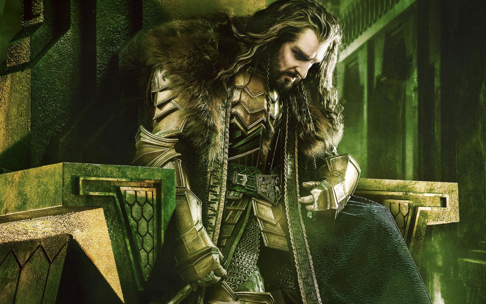 Thorin Oakenshield In The Hobbit - Thorin Oakenshield , HD Wallpaper & Backgrounds