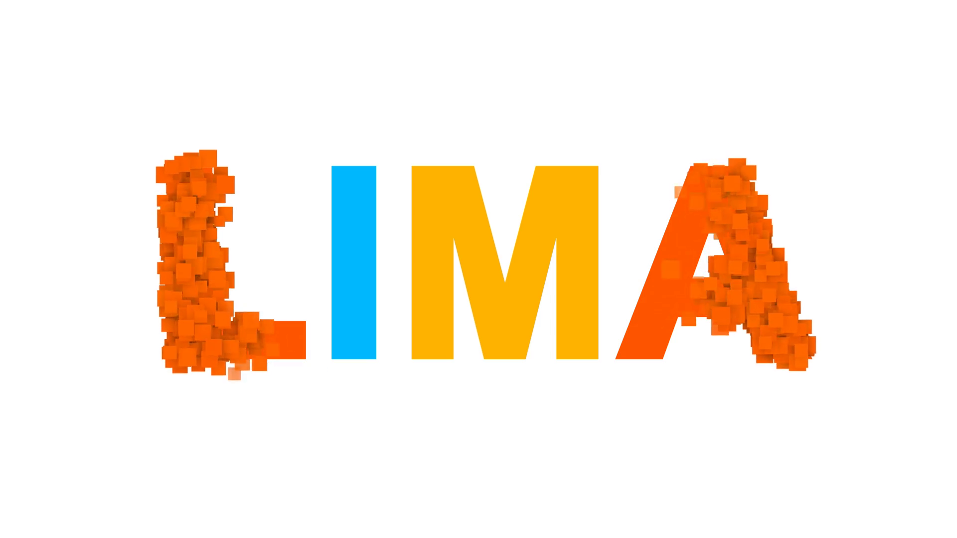 Capital Name Lima From Letters Of Different Colors - Graphic Design , HD Wallpaper & Backgrounds