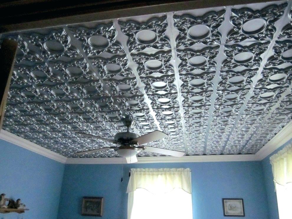 Ceiling Tile Wallpaper Ceiling Tile Wallpaper Graham - Tin Ceiling Tiles Living Room , HD Wallpaper & Backgrounds