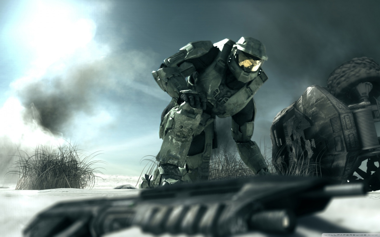 Wide 16 - - Halo 3 , HD Wallpaper & Backgrounds