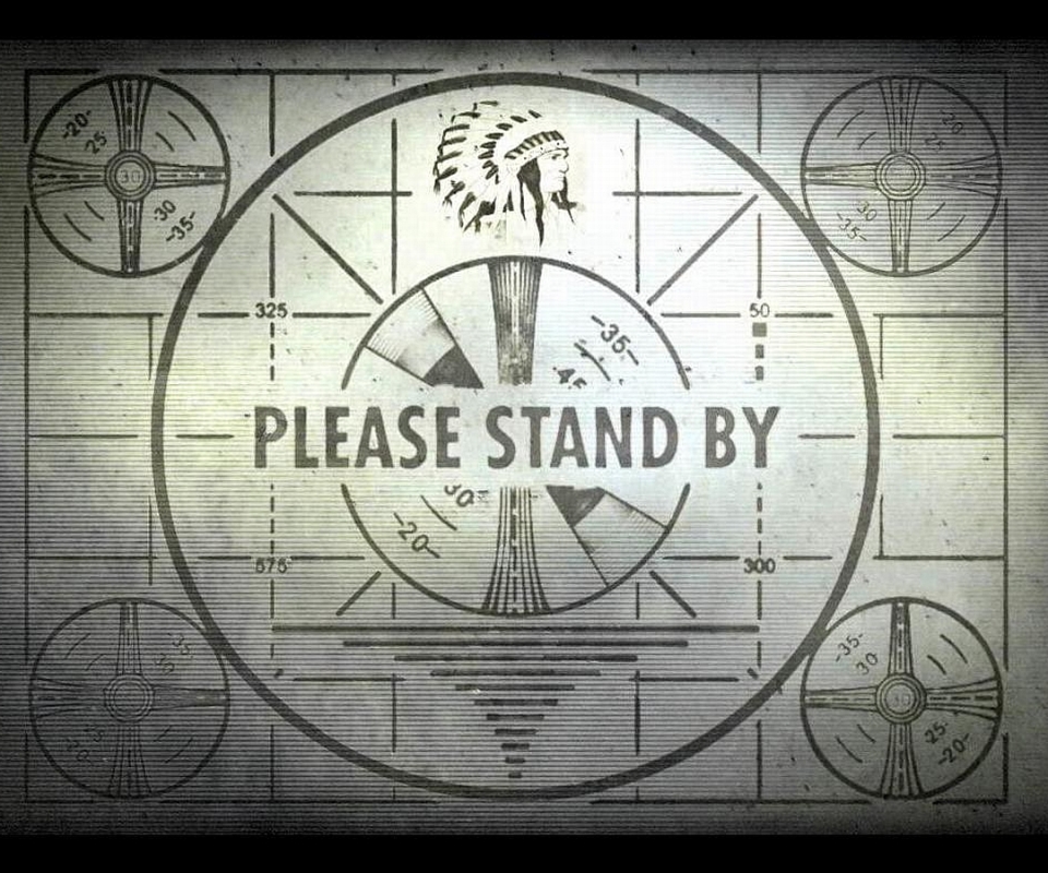Wallpaper - Please Stand By Fallout 3 , HD Wallpaper & Backgrounds