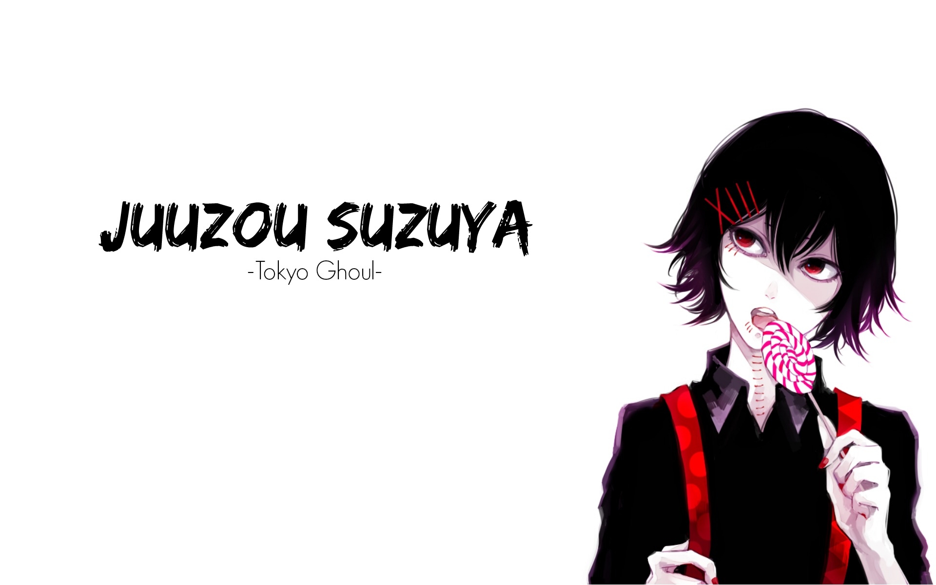 Juuzou Suzuya, Tokyo Ghoul, Wallpaper, Candy, Red Eyes, - Suzuya Juuzou , HD Wallpaper & Backgrounds
