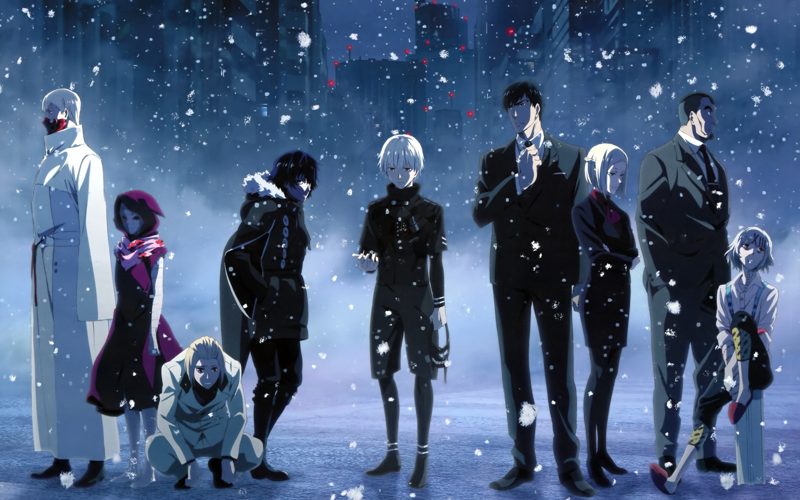 Wallpaper Of Akira Mado, Ayato Kirishima, Eto Yoshimura, - Tokyo Ghoul Characters Background , HD Wallpaper & Backgrounds