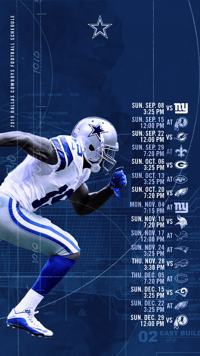 Dallas Cowboysverified Account - 2019 Dallas Cowboys Football Schedule , HD Wallpaper & Backgrounds