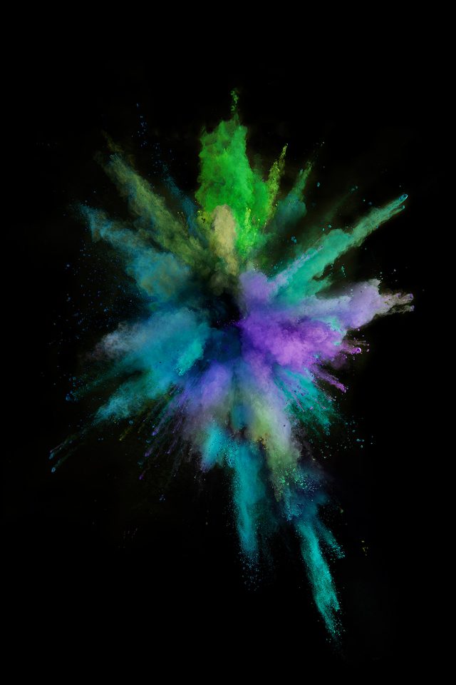 Apple Color Rainbow Dark Spark Ios9 Iphone6s Iphone - Colourful Smoke For Iphone , HD Wallpaper & Backgrounds