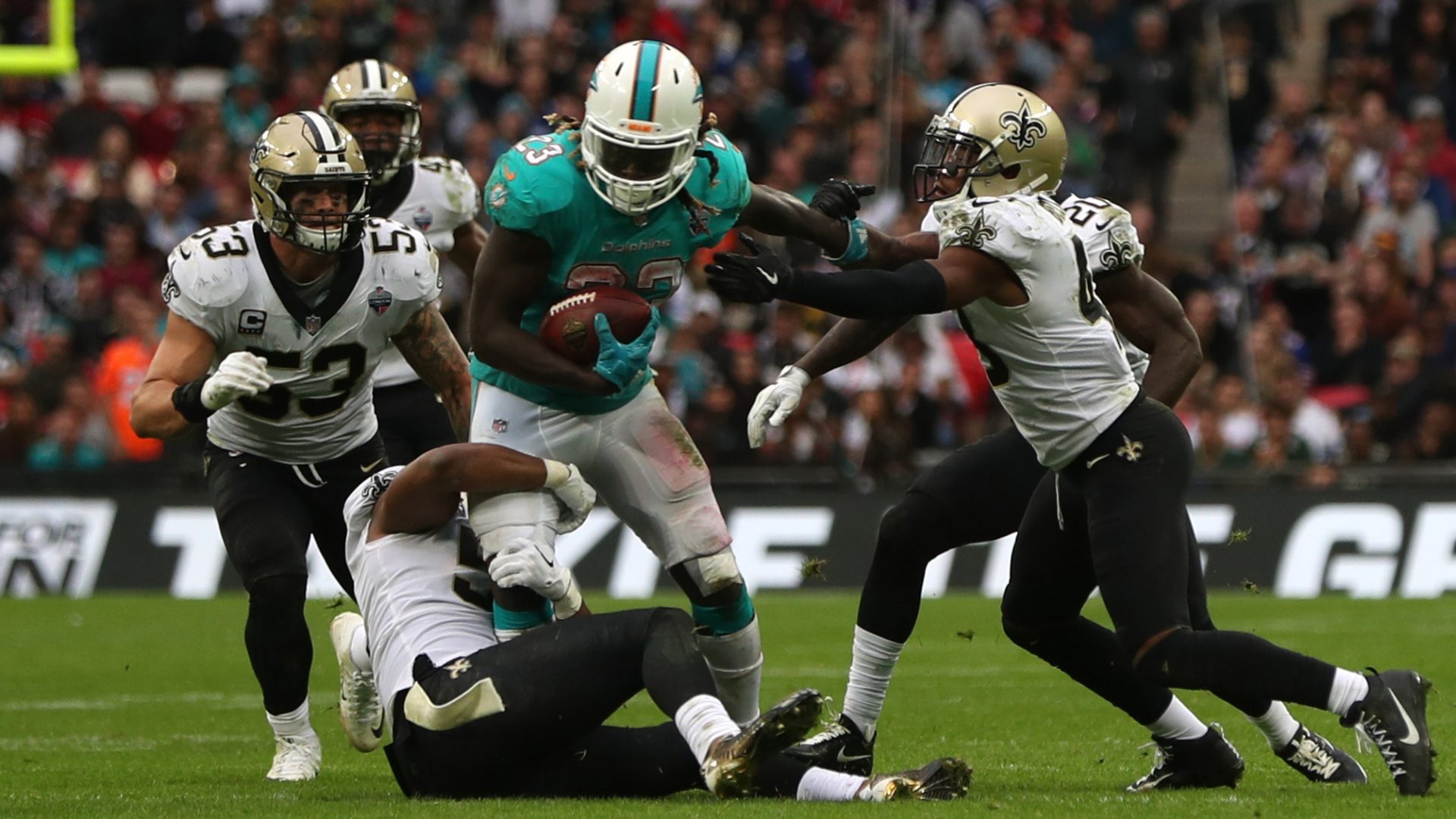 British-born Nfl Star Jay Ajayi Switches Miami Dolphins - Sprint Football , HD Wallpaper & Backgrounds