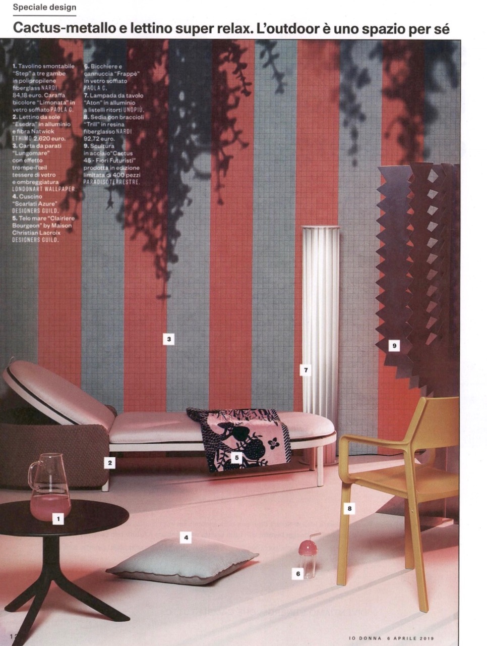 Io Donna Corriere Della Sera Aprile - Window Covering , HD Wallpaper & Backgrounds