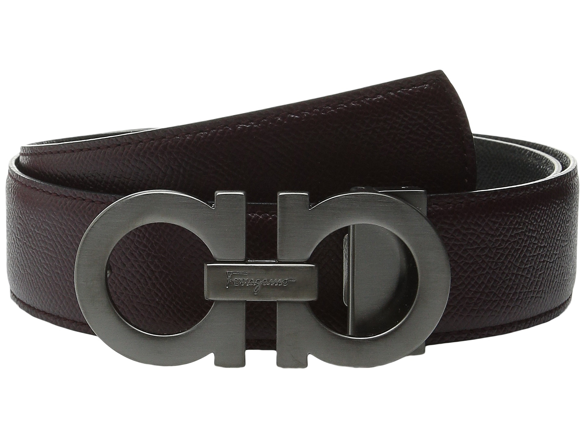 Italy Lyst Ferragamo Double Adjustable Reversible Belt - Buckle , HD Wallpaper & Backgrounds