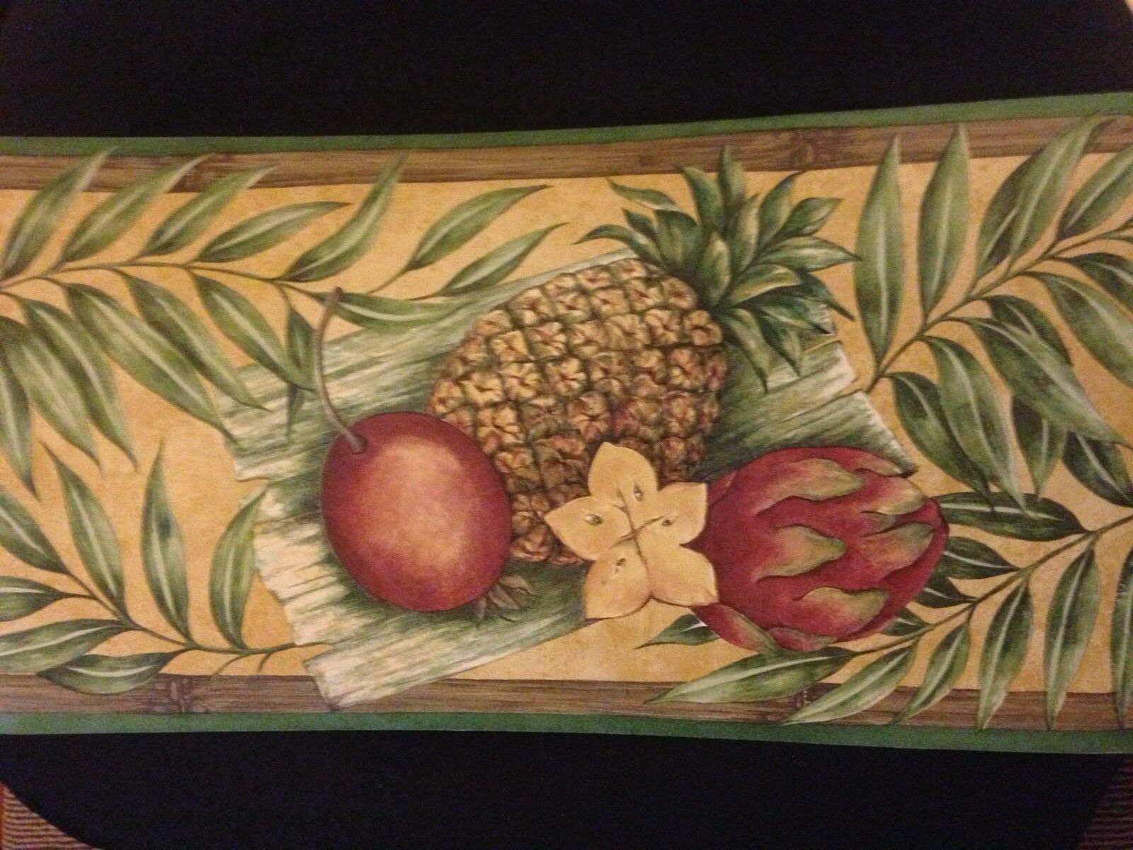 Six ~tropical Fruit~ Wallpaper Border Rolls Tommy Bahama - Pineapple , HD Wallpaper & Backgrounds
