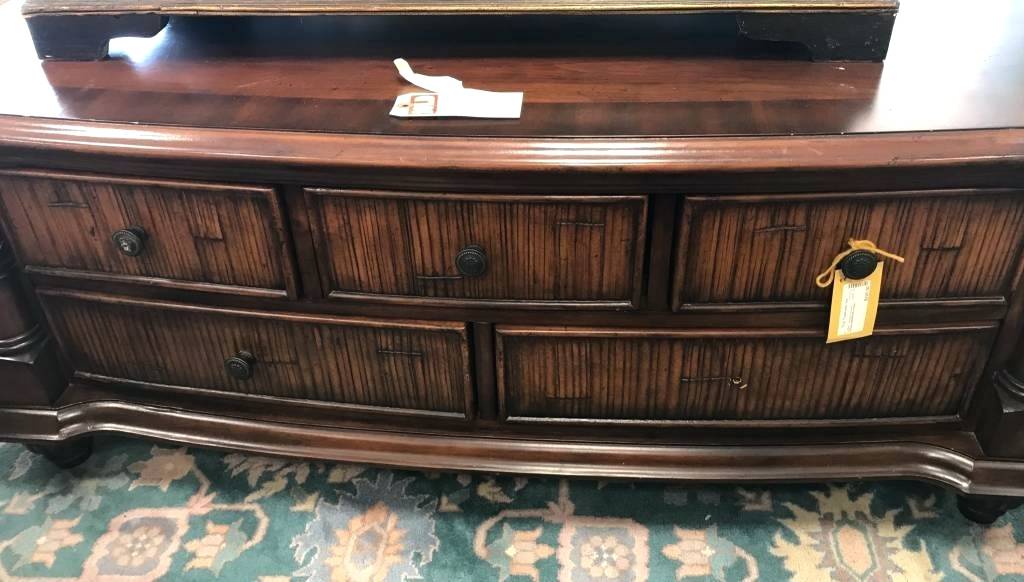 Tommy Bahama Desk Basket Weave Key West Style Coffee Tommy
