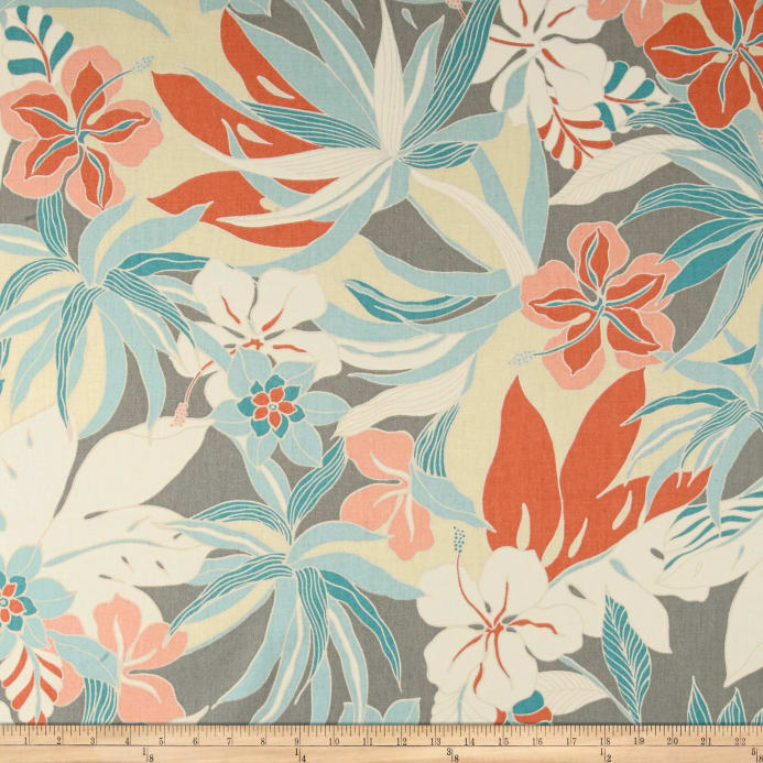 Tommy Bahama Home Hibiscus Glow Nectar Fabric - Tommy Bahama Textiles , HD Wallpaper & Backgrounds