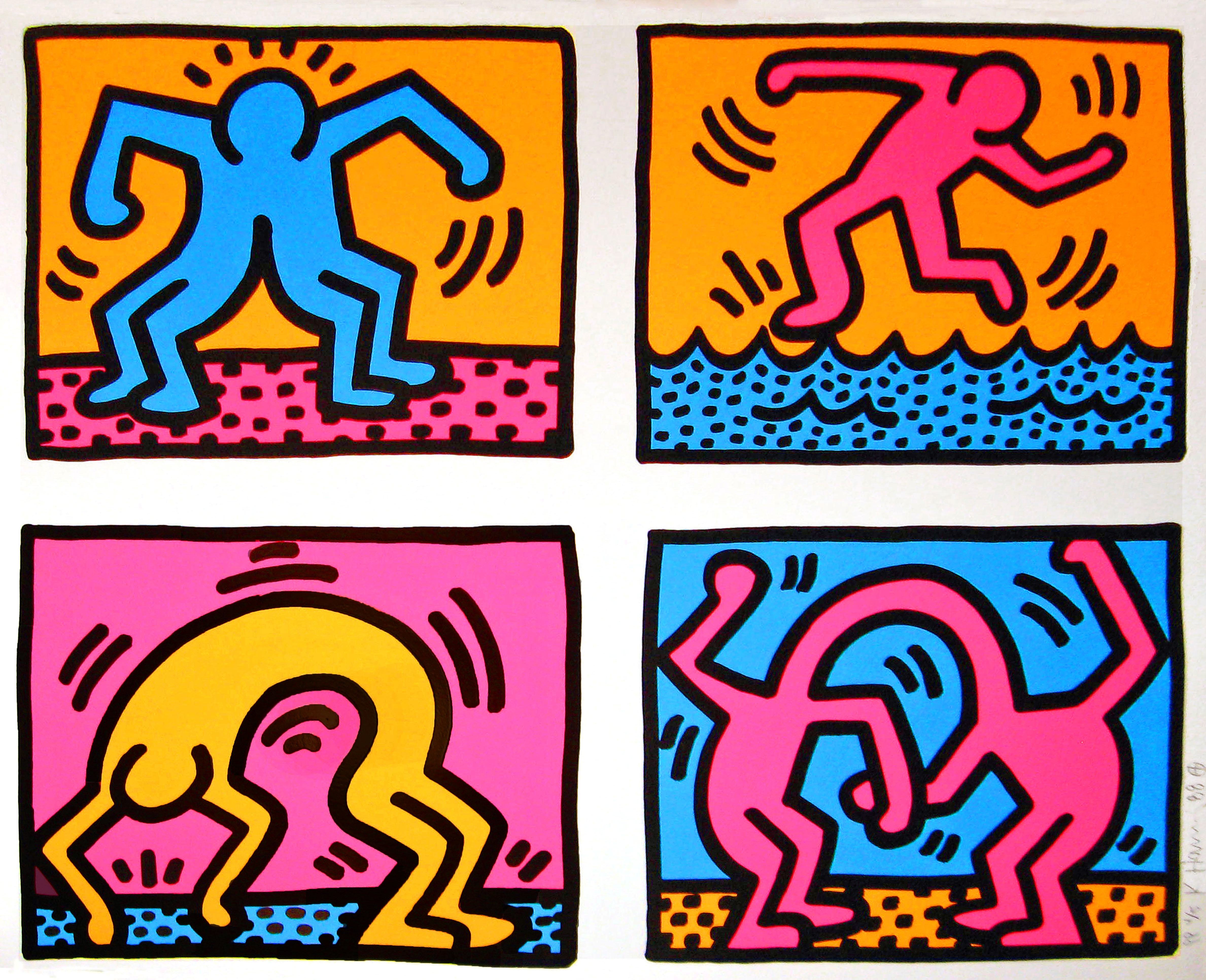 Keith Haring Pop Shop Quad Ii - Keith Haring Pop Shop Quad , HD Wallpaper & Backgrounds