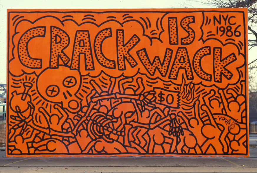 Crack Is Wack - Keith Haring Artwork , HD Wallpaper & Backgrounds