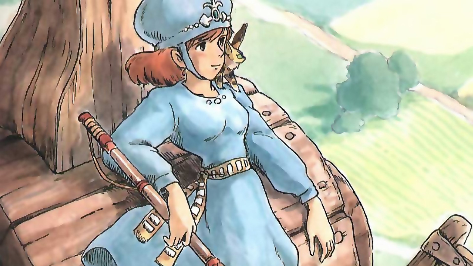 Nausicaa Of The Valley Of The Wind 1080p Hd Wallpaper - Nausicaa Of The Valley Of The Wind Artbook , HD Wallpaper & Backgrounds