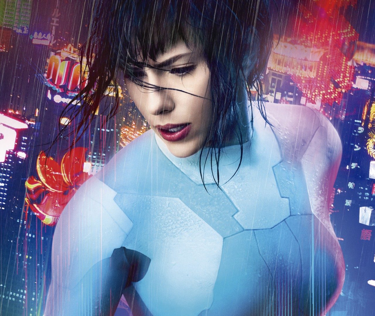 Ghost In The Shell Iphone Wallpaper - Ghost In The Shell 2017 Hd , HD Wallpaper & Backgrounds