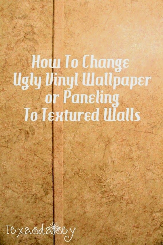 How To Change Ugly Vinyl Wallpaper Or Paneling To Textured - Texturing Over Paneling , HD Wallpaper & Backgrounds