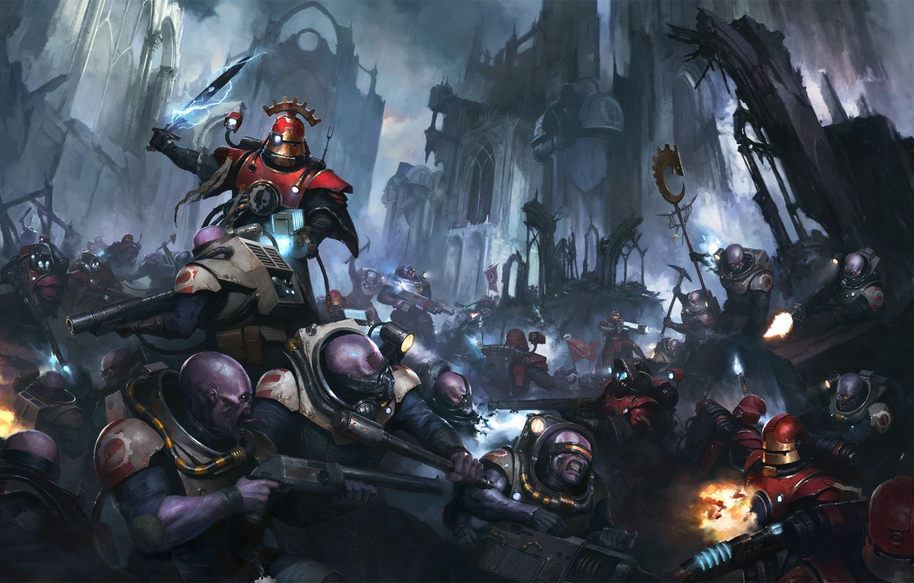 Photo Wallpaper The Genestealers, Warhammer 40 000, - Genestealer Cult , HD Wallpaper & Backgrounds