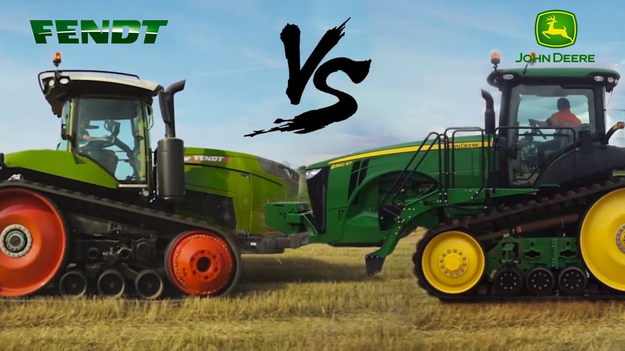 Fendt Vs John Deere - Fendt En John Deere , HD Wallpaper & Backgrounds