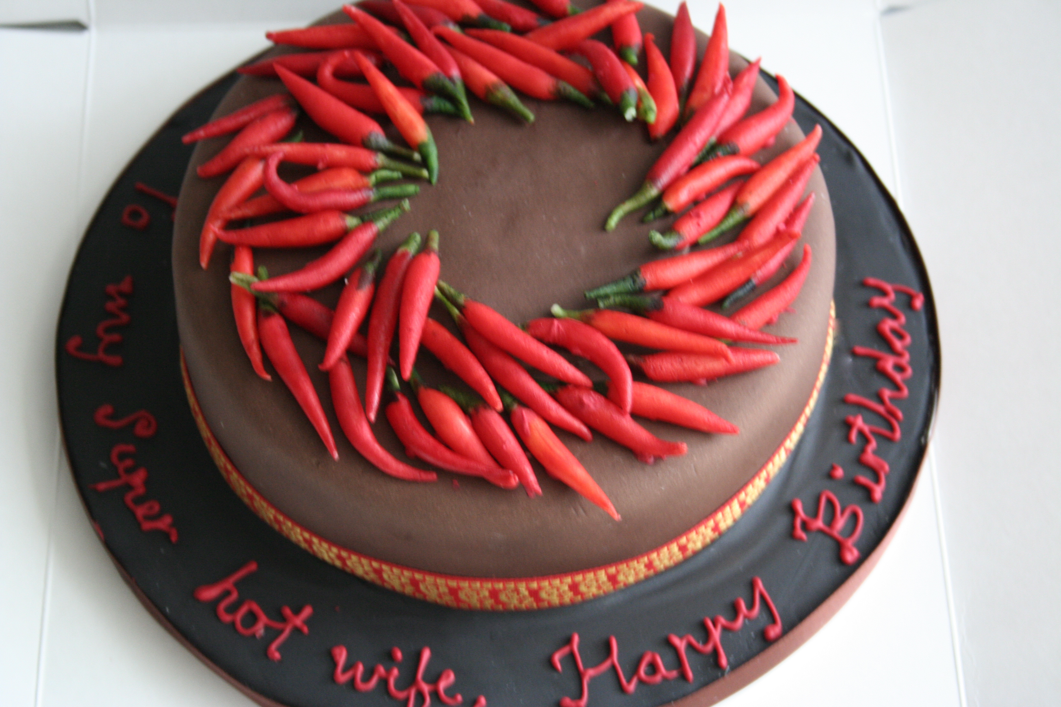 Chili Pepper Birthday Cake , HD Wallpaper & Backgrounds