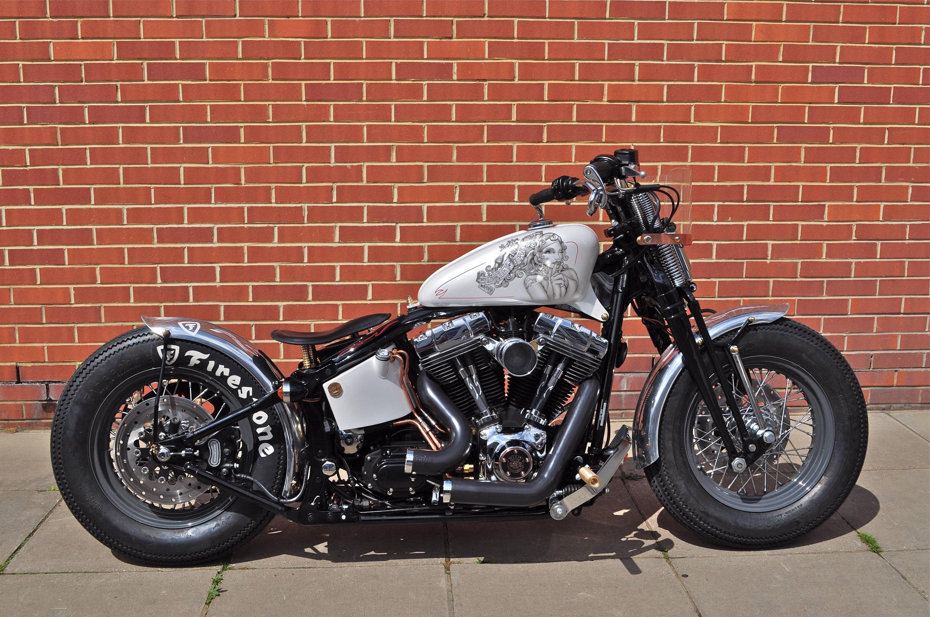 Harley Davidson Custom Bobber , HD Wallpaper & Backgrounds
