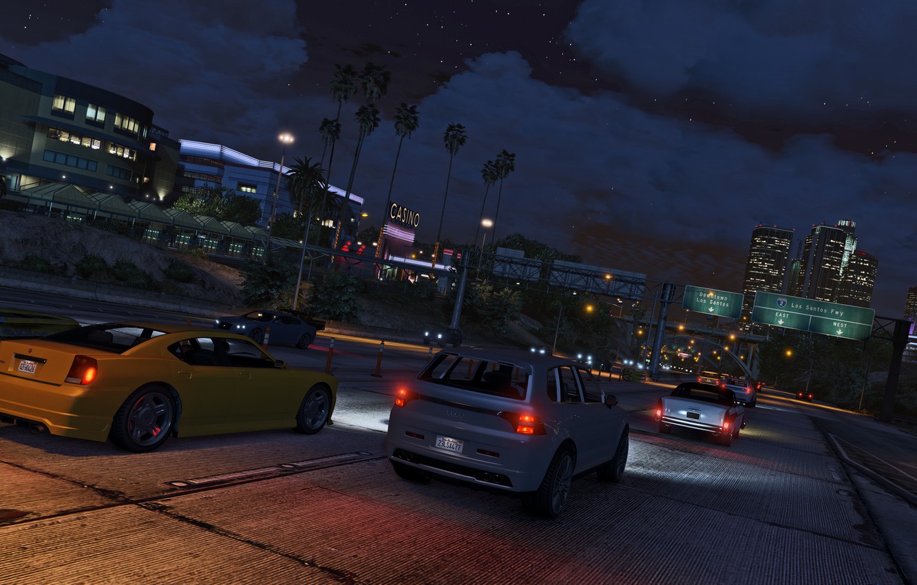 Photo Wallpaper Machine, Los, Grand Theft Auto V, Gta - Gta V 4k , HD Wallpaper & Backgrounds