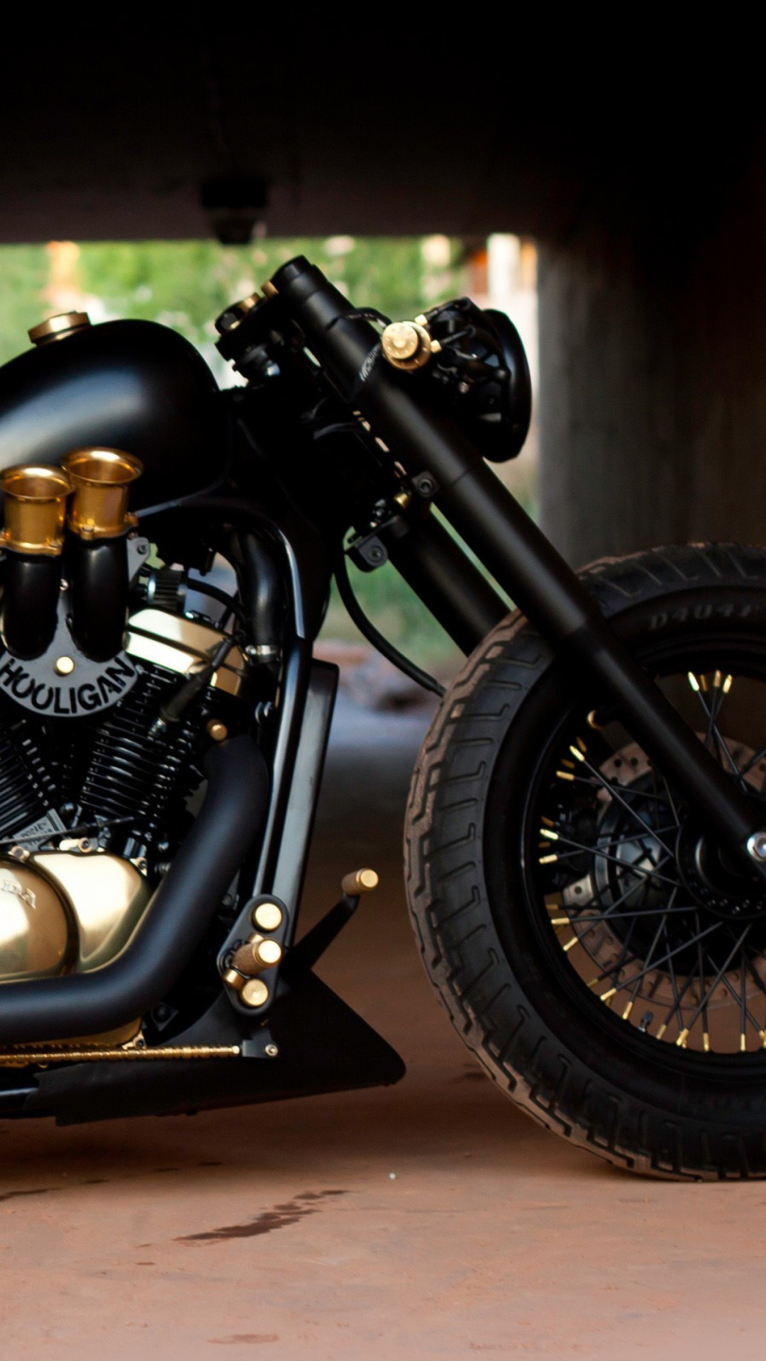 Bobber Hooligan Bike Wallpaper For Iphoneplus - Bobber Wallpaper Iphone 6 Hd , HD Wallpaper & Backgrounds