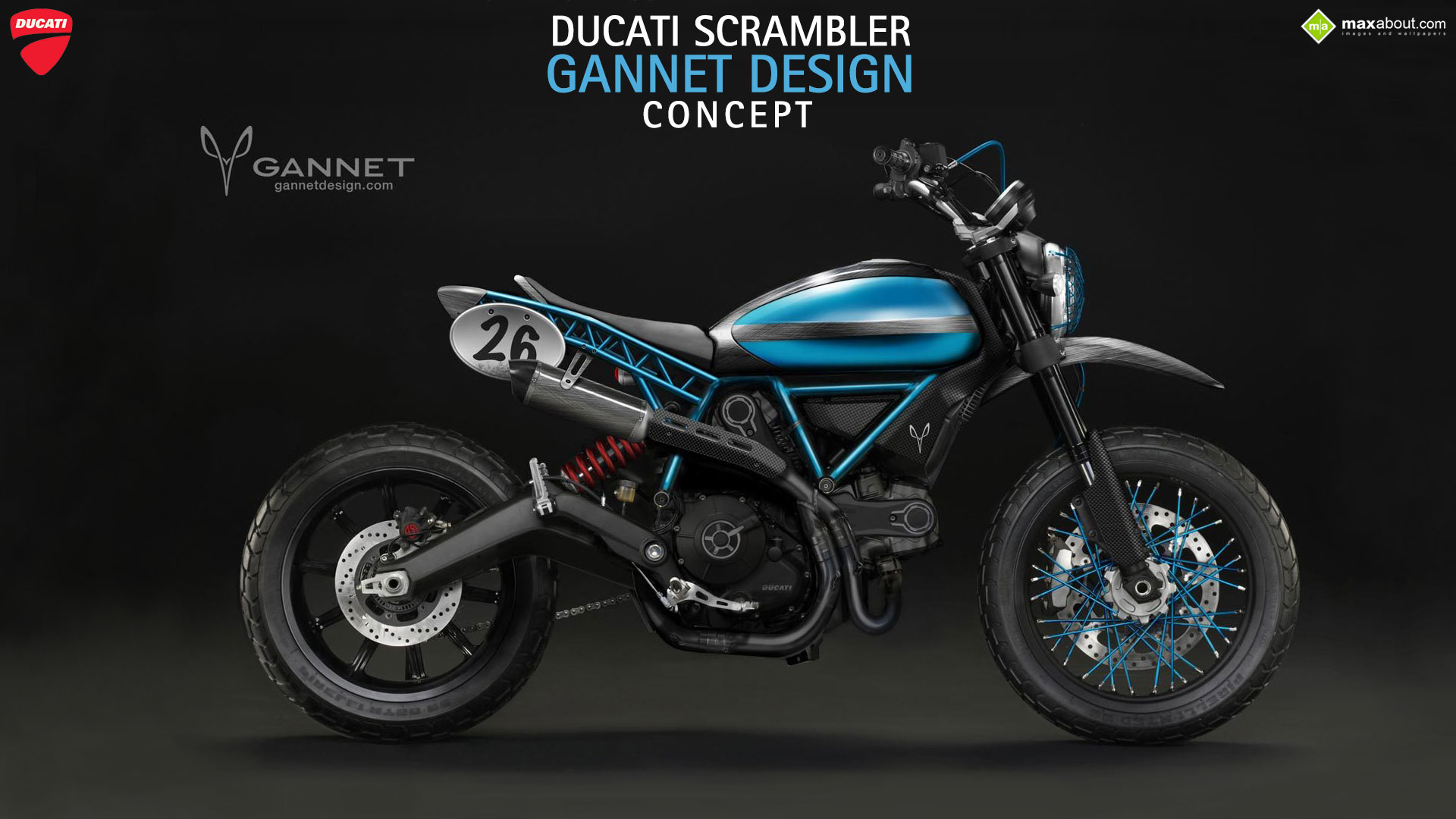 View Full Size - Ducati Scrambler Custom Tracker , HD Wallpaper & Backgrounds