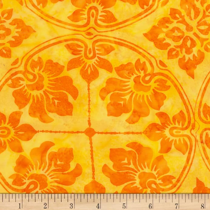 Zoom Timeless Treasures Tonga Batik Rio Wallpaper Citrus - Motif , HD Wallpaper & Backgrounds