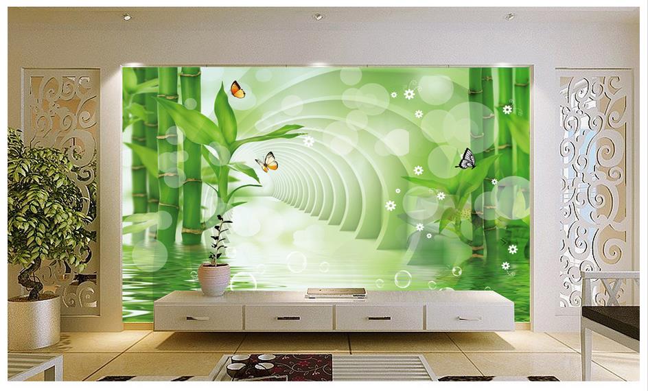 3d Wallpaper For Walls 3 D Custom 3d Murals Wallpaper - Fondos Para Paredes De Sala , HD Wallpaper & Backgrounds