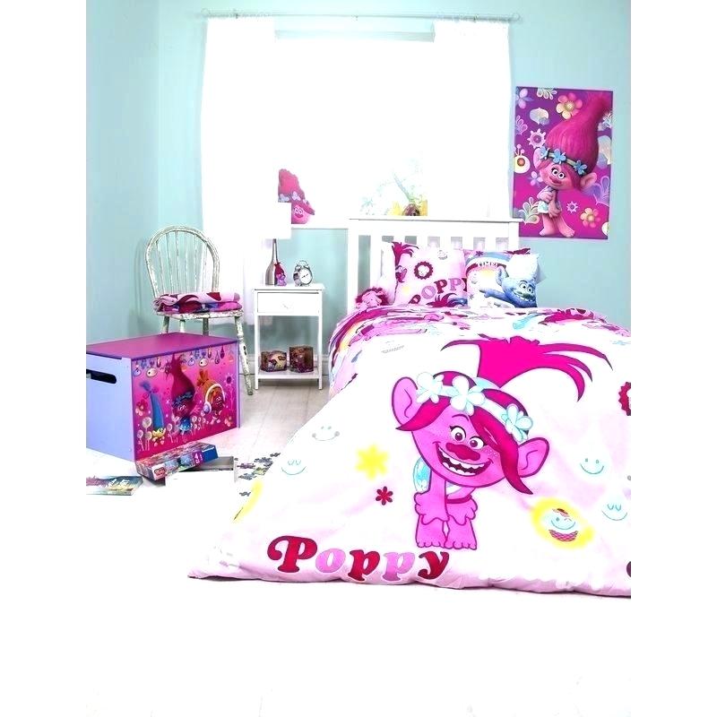 Trolls Bedroom Ideas Room Dreams Duvet Cover Set Decor - Bed Sheet , HD Wallpaper & Backgrounds